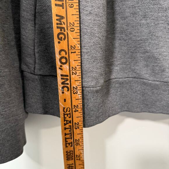 Wanakome Women's Selene Hoodie Sweatshirt Pullover Colorblock Grey Red XL - Picture 5 of 11